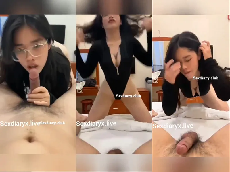 Em rau vú đẹp kính cận mút chim điêu luyện